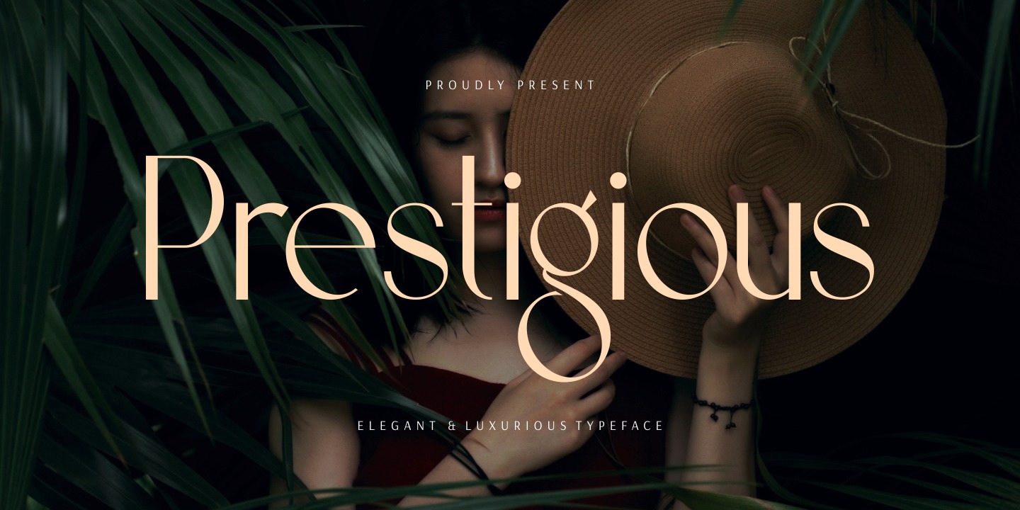 Шрифт Prestigious